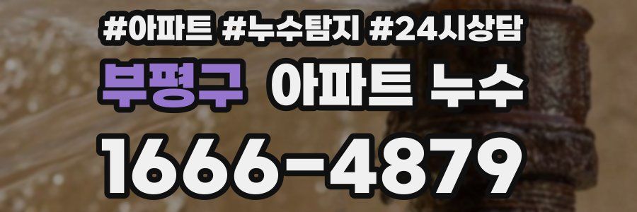 부평구 누수탐지