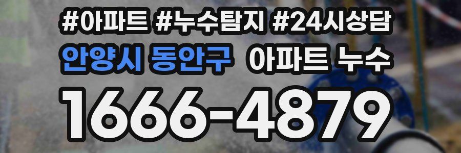 안양시 동안구 누수탐지