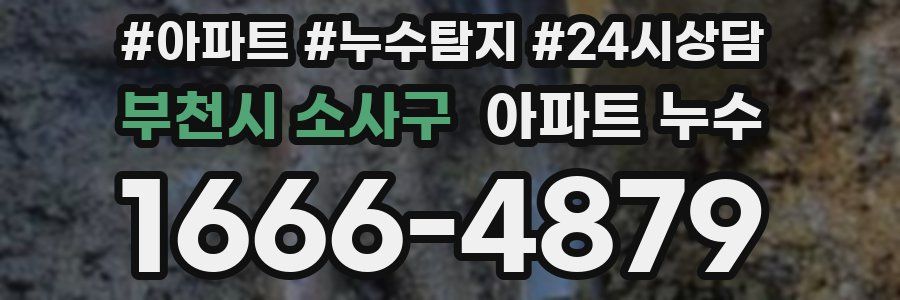 부천시 소사구 누수탐지