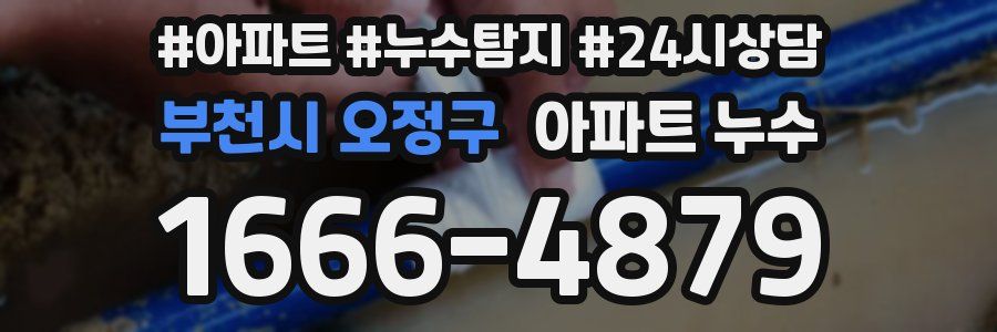 부천시 오정구 누수탐지