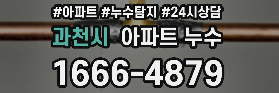 과천시 누수탐지