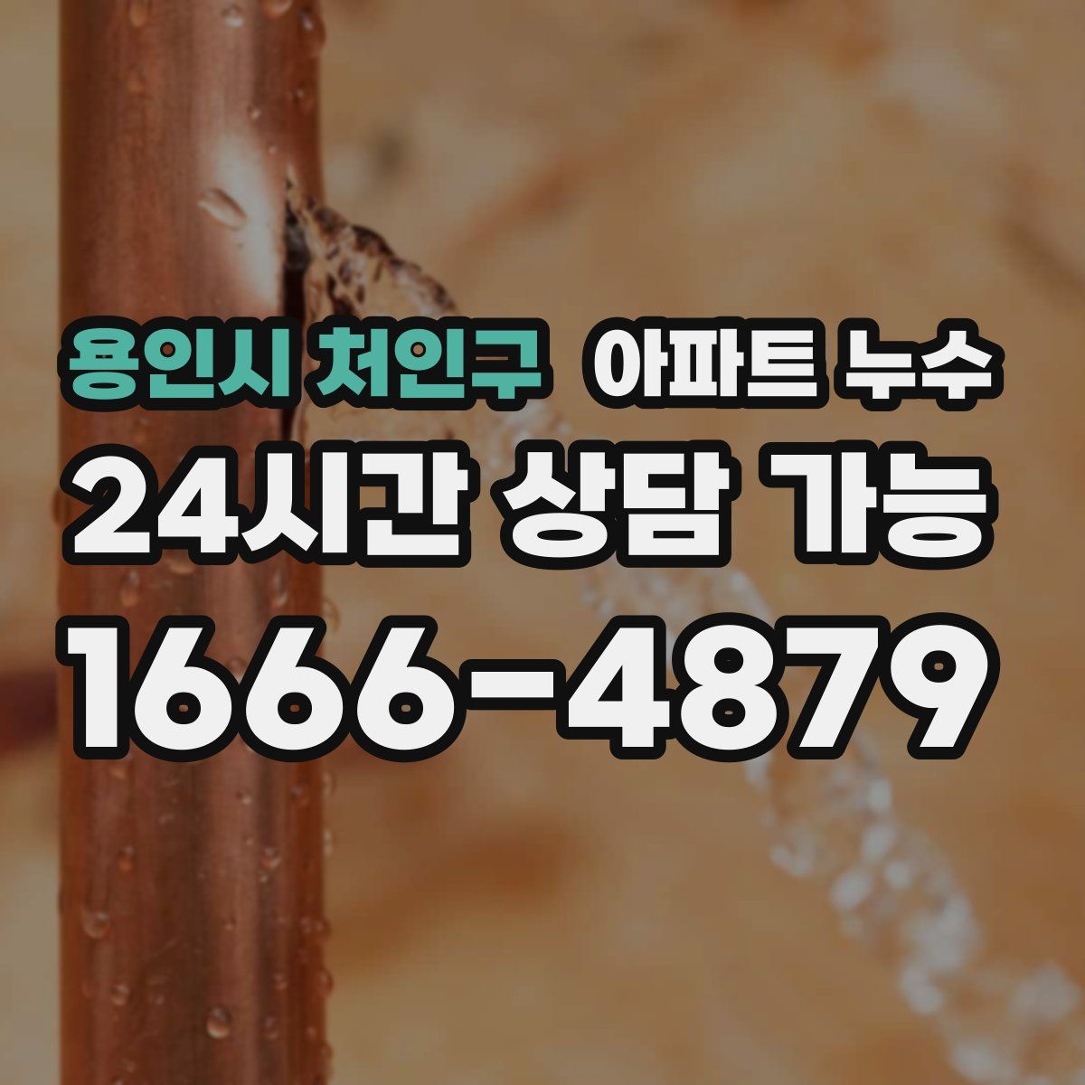 용인시 처인구 아파트 누수탐지