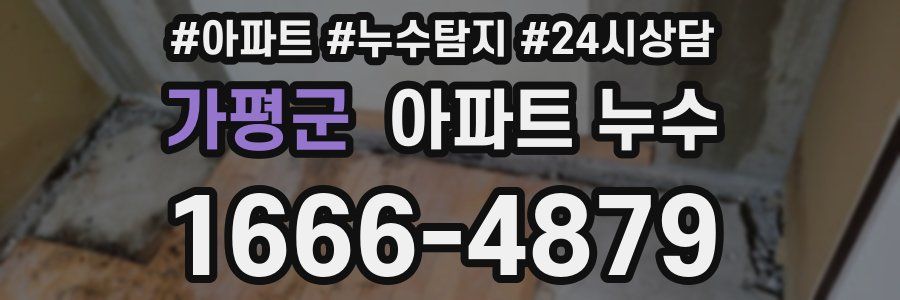 가평군 누수탐지