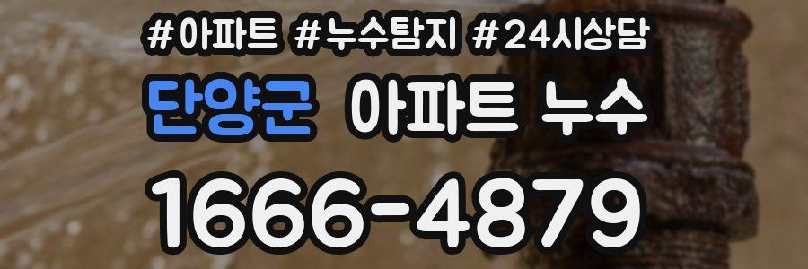 단양군 누수탐지