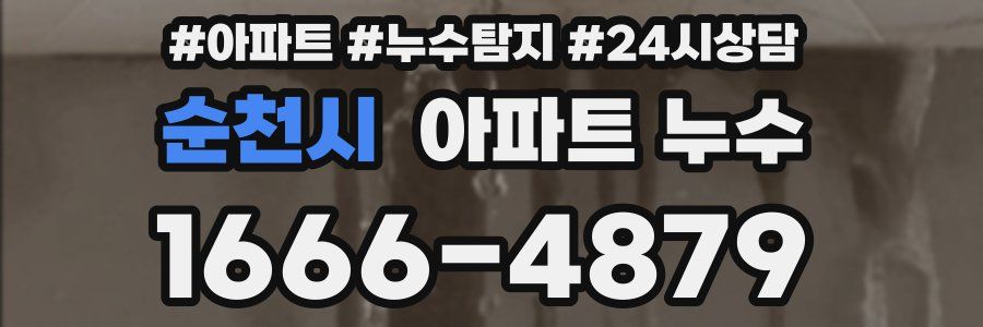 순천시 누수탐지