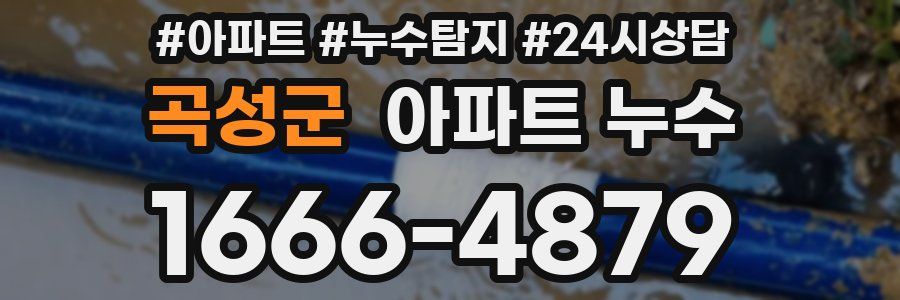 곡성군 누수탐지