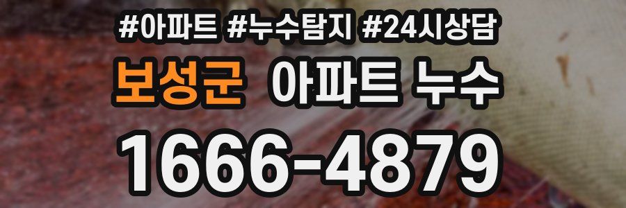 보성군 누수탐지