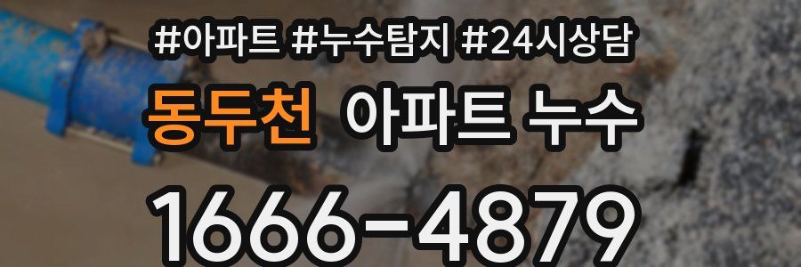 동두천 누수탐지