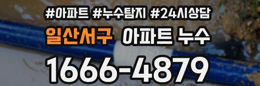 일산서구 누수탐지