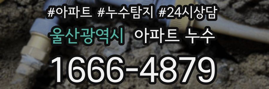 울산광역시 누수탐지