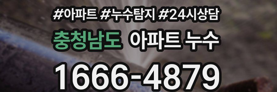 충청남도 누수탐지