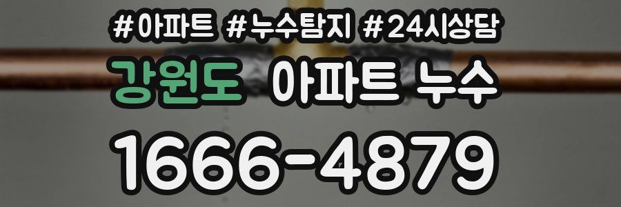 강원도 누수탐지