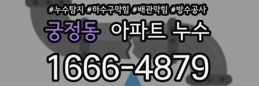 궁정동 아파트 누수