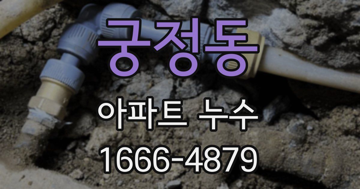 궁정동 아파트 누수