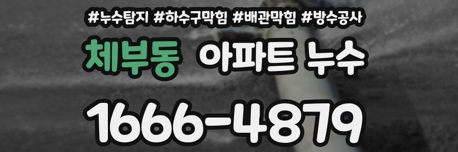 체부동 아파트 누수