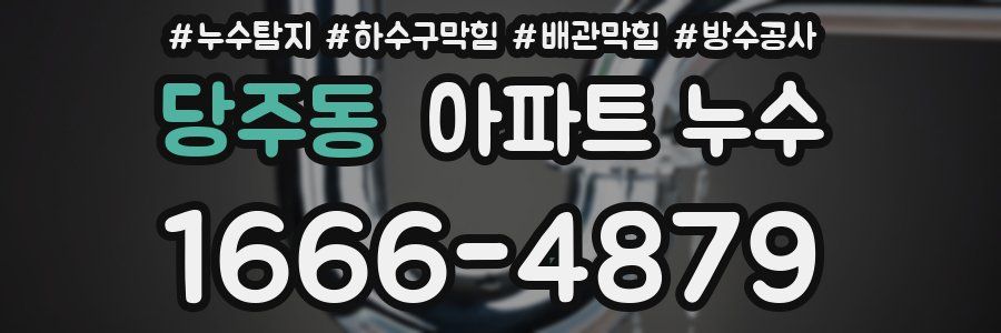 당주동 아파트 누수