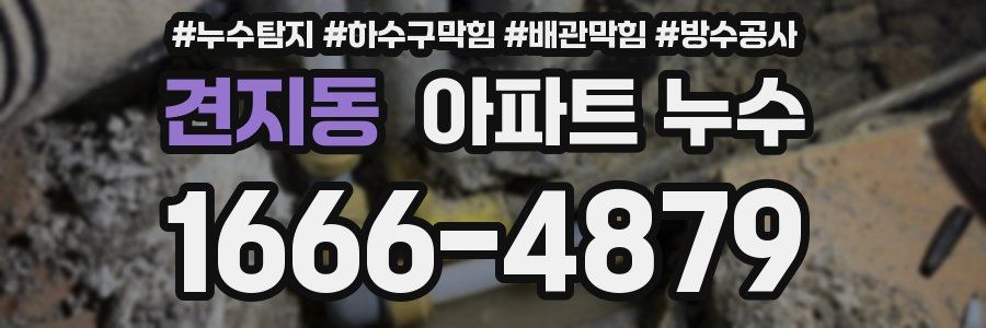 견지동 아파트 누수