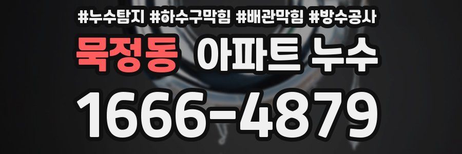 묵정동 아파트 누수