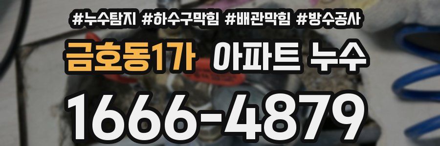 금호동1가 아파트 누수