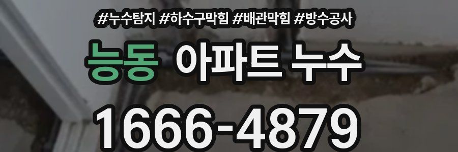 능동 아파트 누수