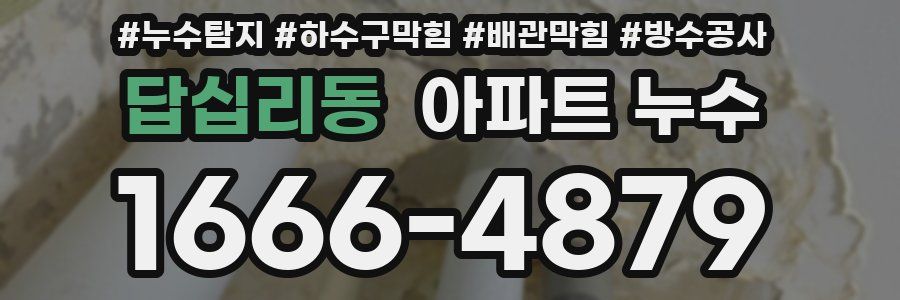 답십리동 아파트 누수