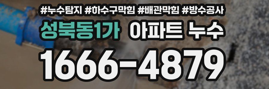 성북동1가 아파트 누수