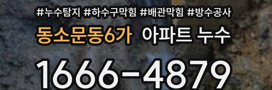 동소문동6가 아파트 누수