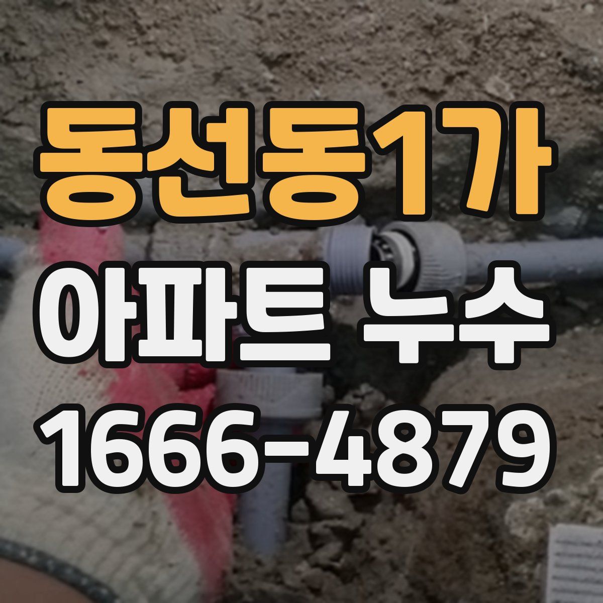 동선동1가 아파트 누수