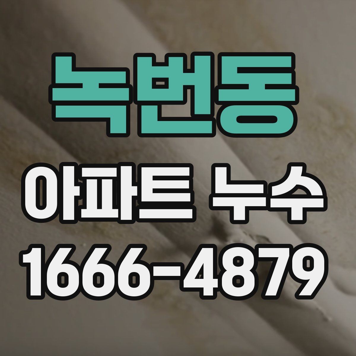 녹번동 아파트 누수 탐지 과정이 궁금할 때