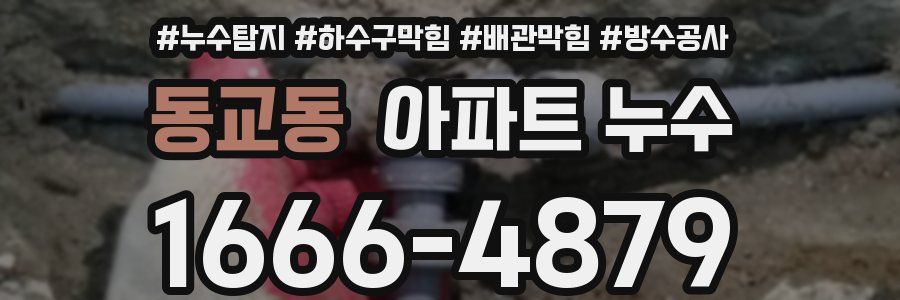 동교동 아파트 누수