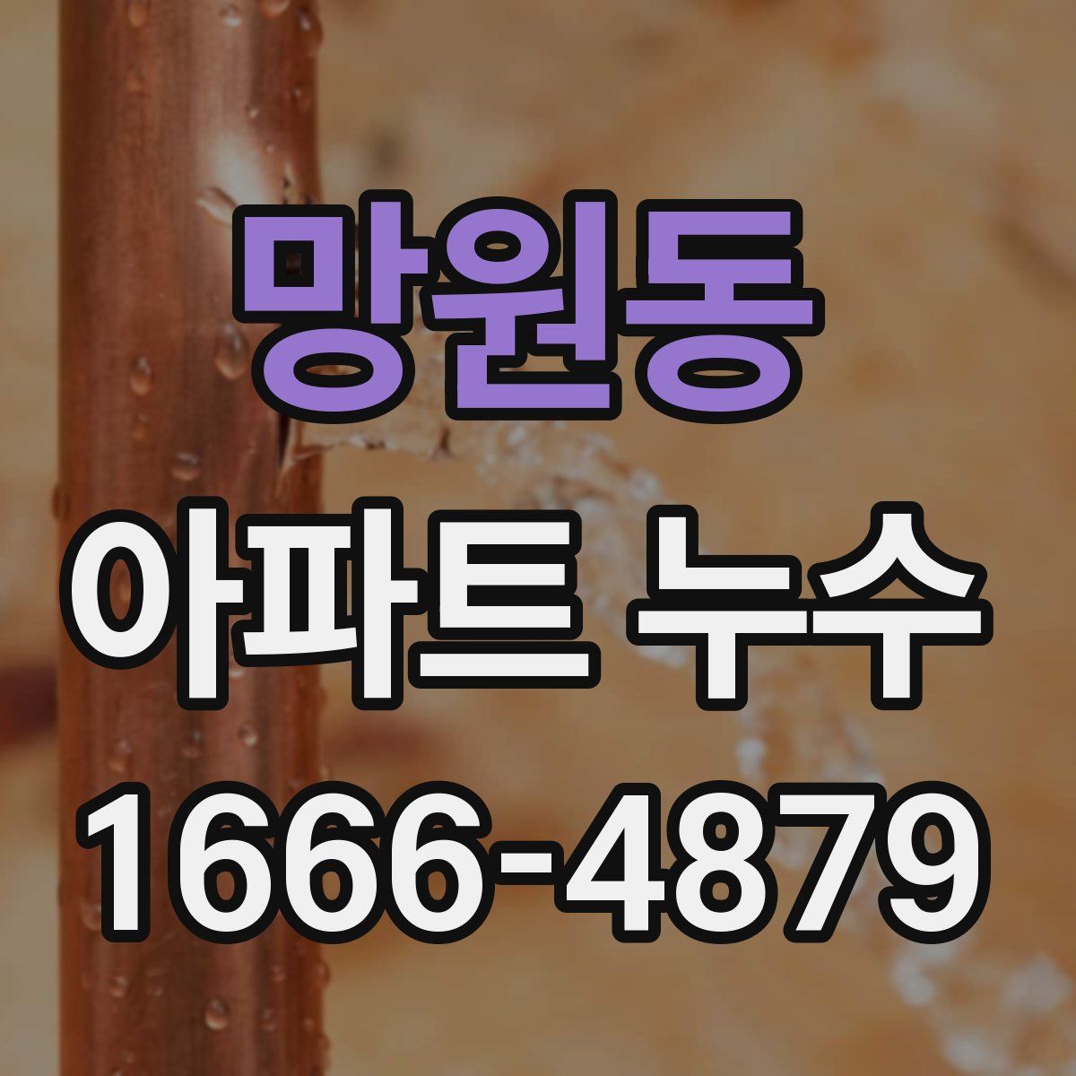 망원동 아파트 누수