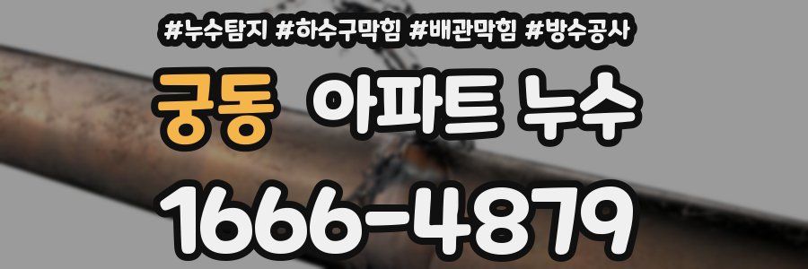 궁동 아파트 누수