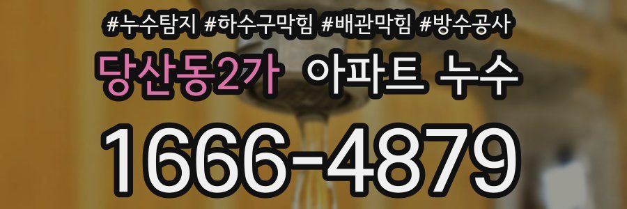당산동2가 아파트 누수