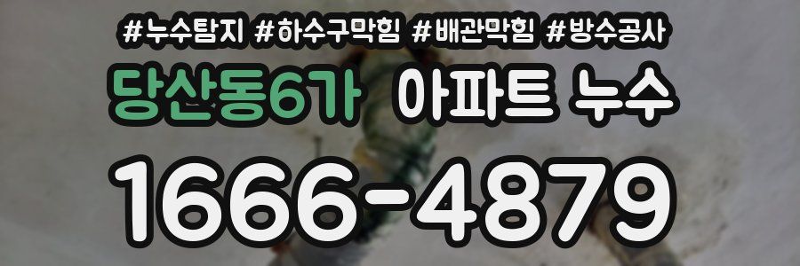 당산동6가 아파트 누수