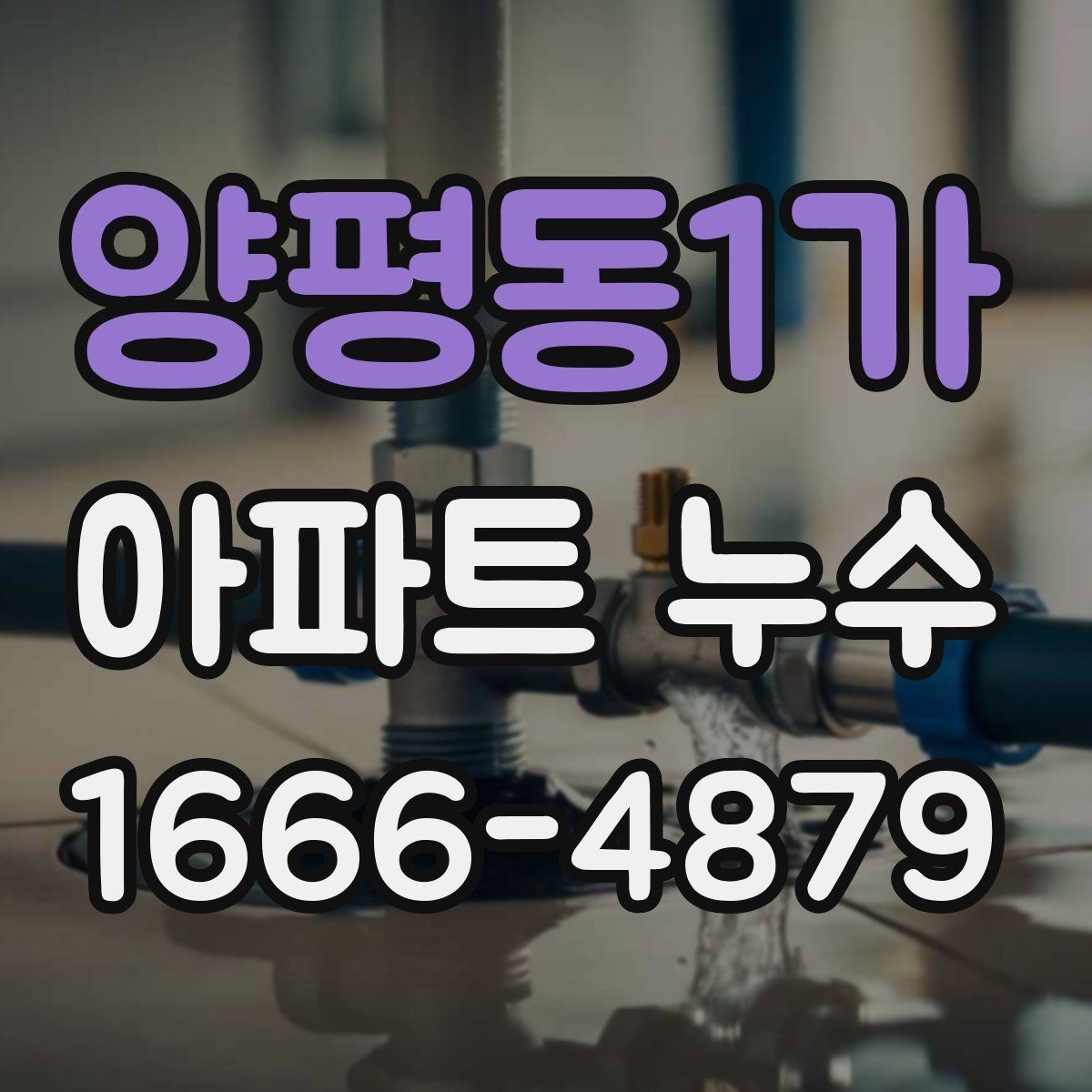 양평동1가 아파트 누수 공사 전 견적 비교 포인트