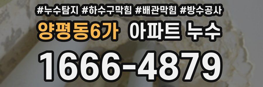 양평동6가 아파트 누수