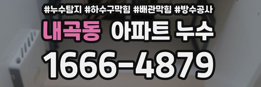 내곡동 아파트 누수