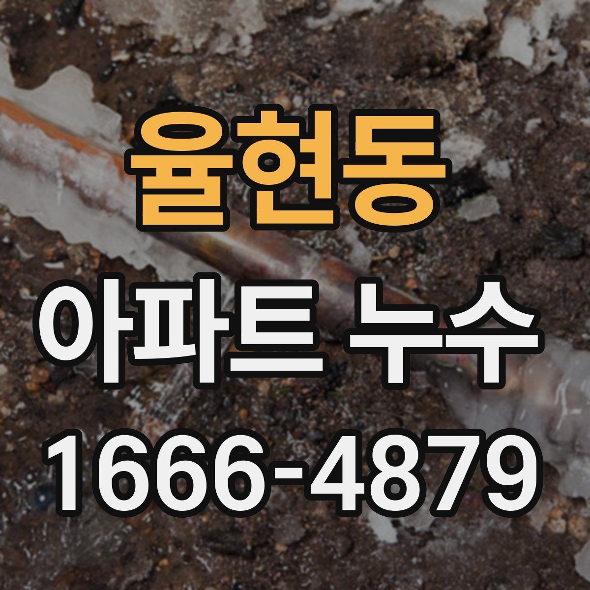 율현동 아파트 누수