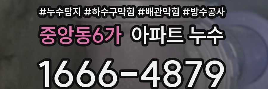 중앙동6가 아파트 누수