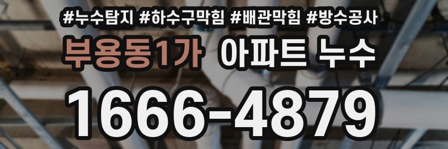 부용동1가 아파트 누수