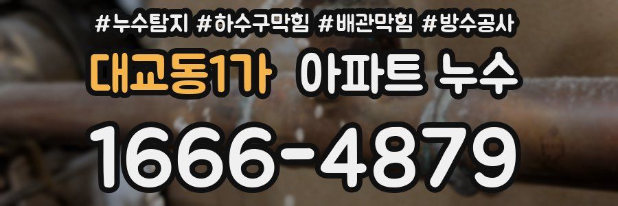 대교동1가 아파트 누수