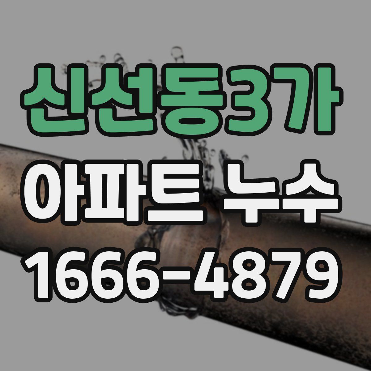 신선동3가 아파트 누수