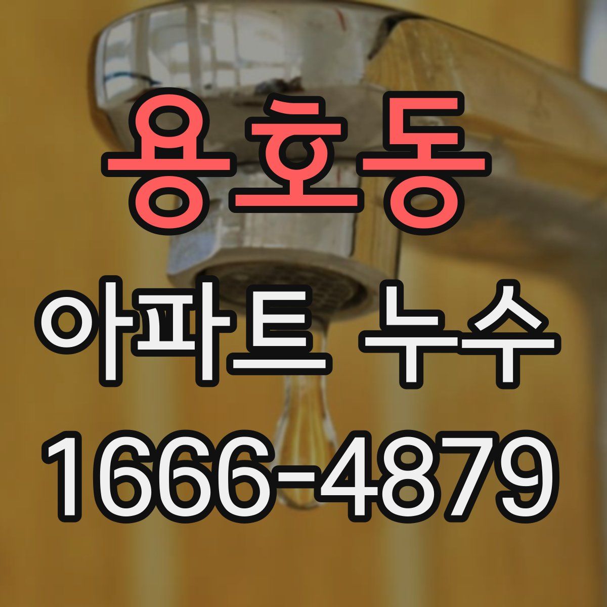 용호동 아파트 누수