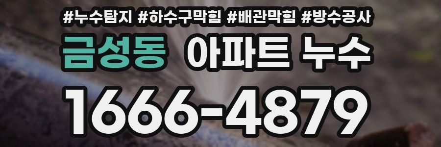 금성동 아파트 누수