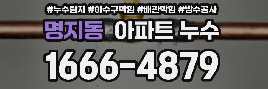 명지동 아파트 누수