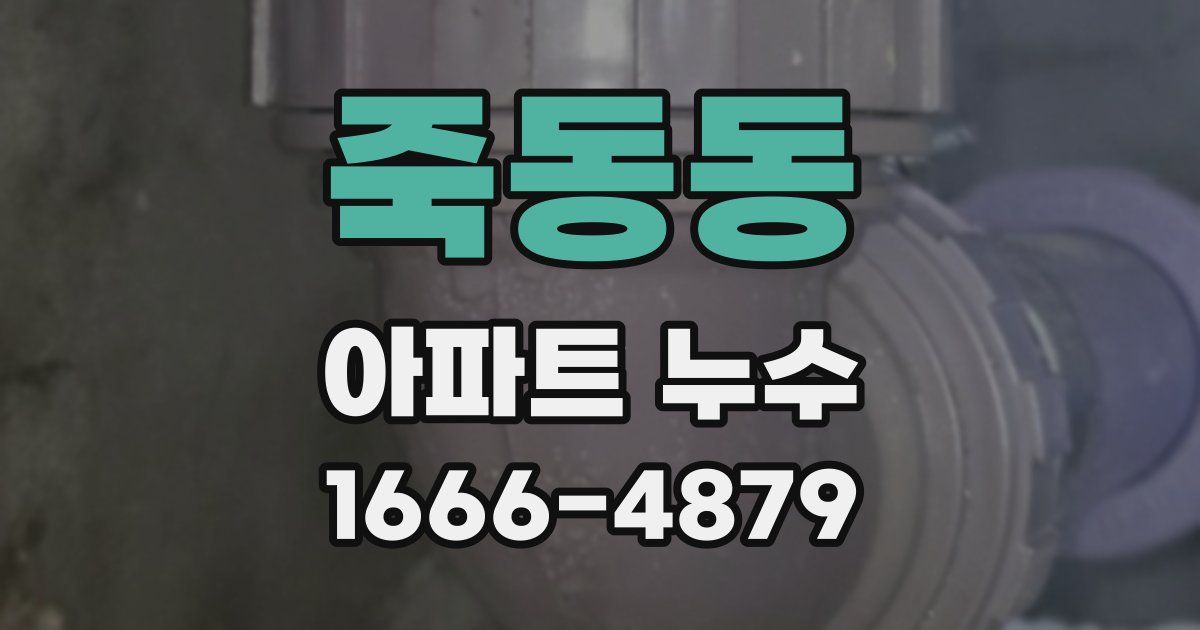 죽동동 아파트 누수