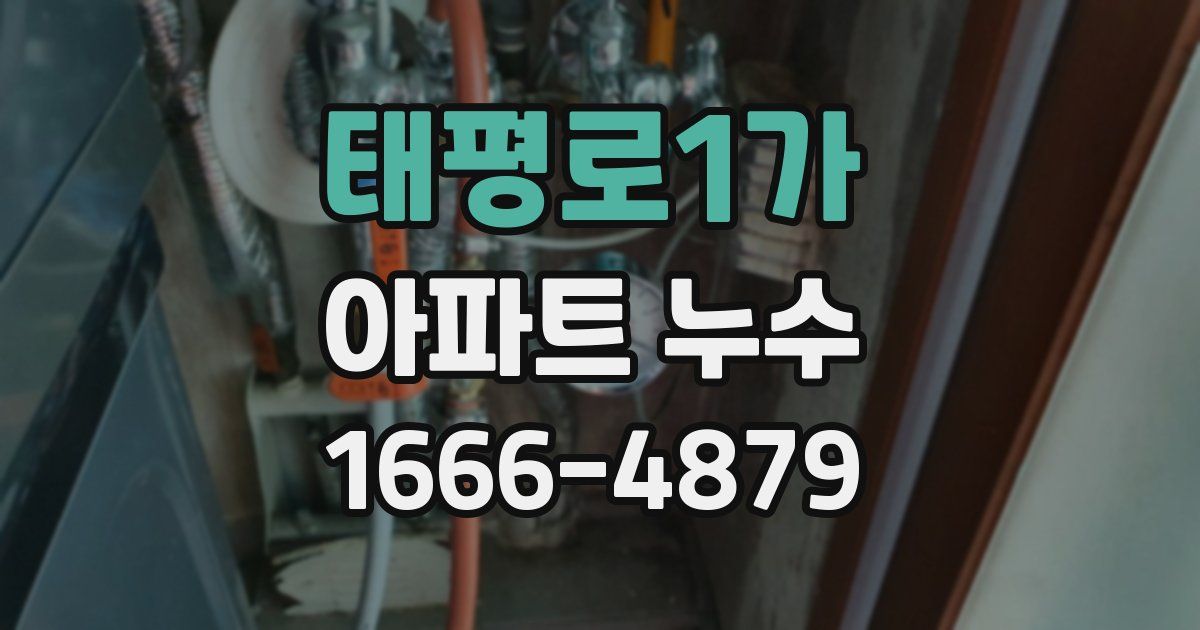 태평로1가 아파트 누수