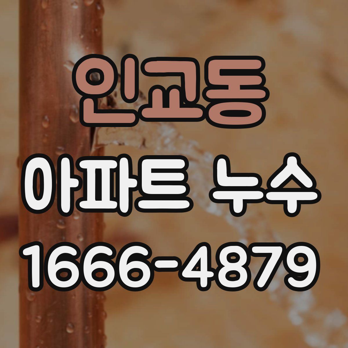 인교동 아파트 누수
