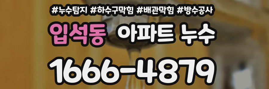 입석동 아파트 누수