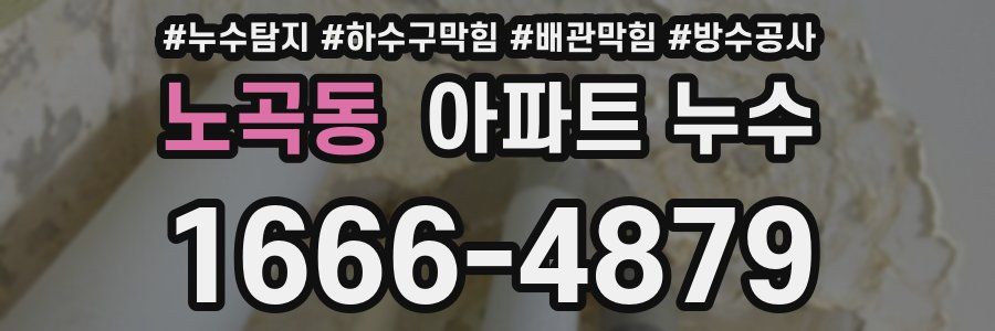 노곡동 아파트 누수
